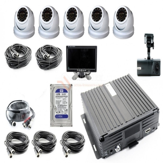 Комплект видеонаблюдения для спец.автомобилей служб инкассации - Стандарт